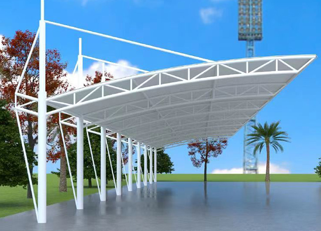 停車棚膜結構車棚